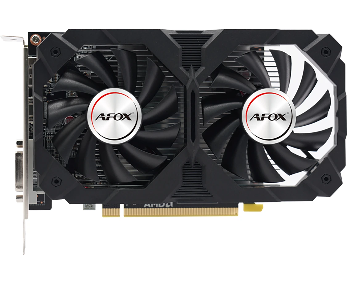 Видеокарта Afox RX550 2 GB (AFRX550-2048 D5 H2-V4) GDDR5 128bit DVI DP HDMI 2 Fan RTL