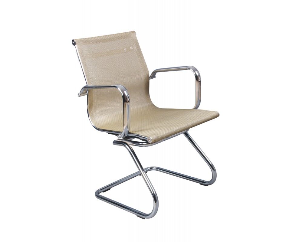 Кресло Бюрократ CH-993-Low-V/gold низкая спинка золотистый сетка