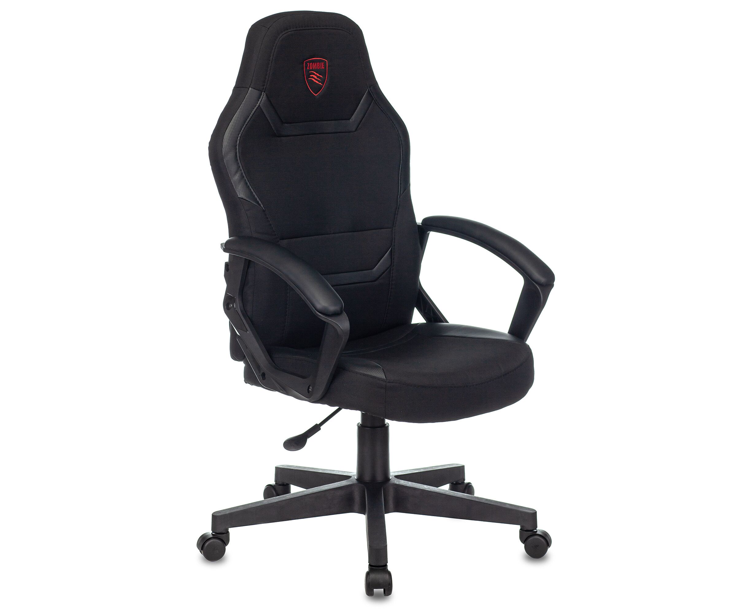 Кресло Zombie 10 Black текстиль/эко.кожа черный