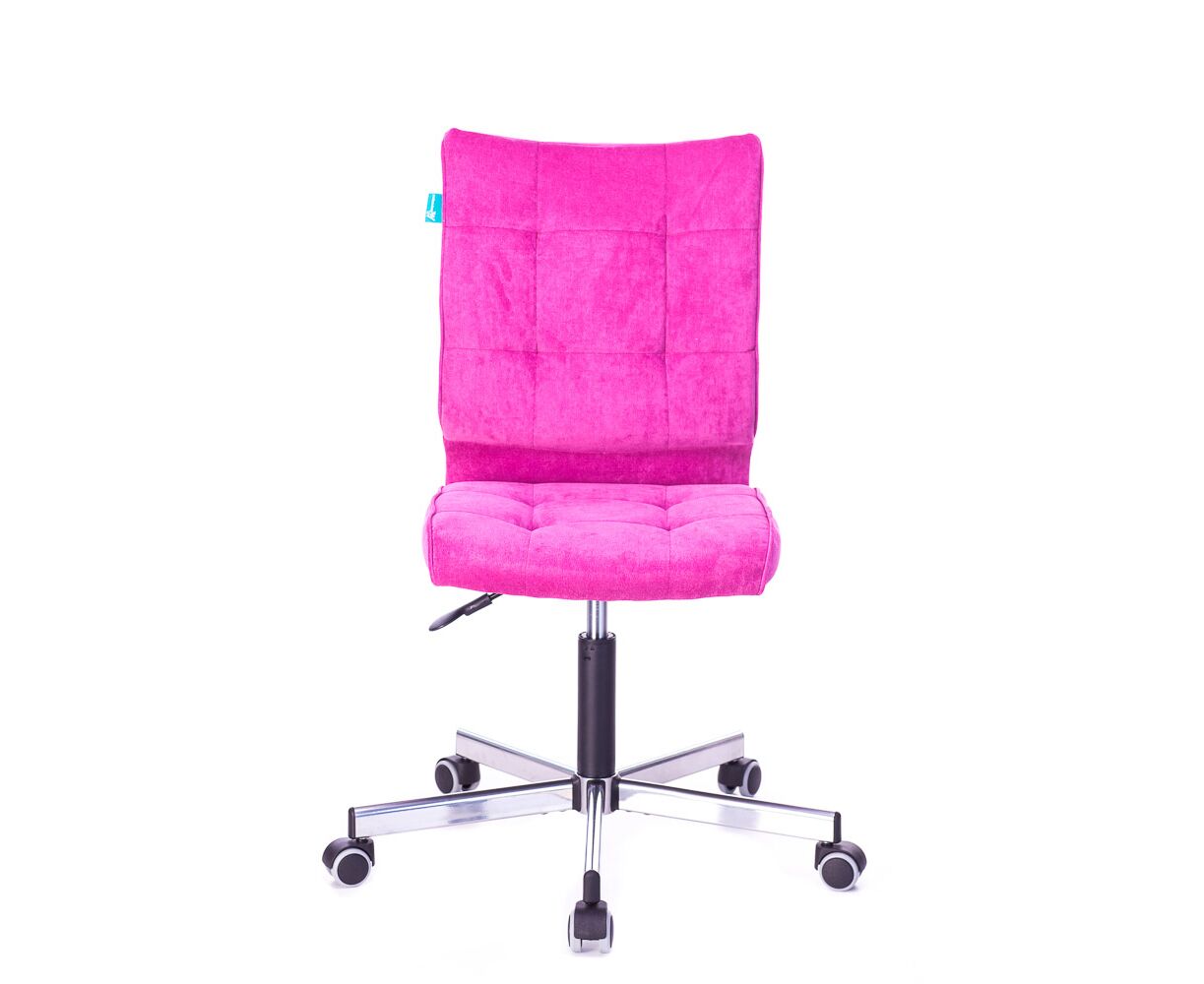 Кресло Бюрократ CH-330 M/LT-15 без подлокотников малиновый крестовина металл