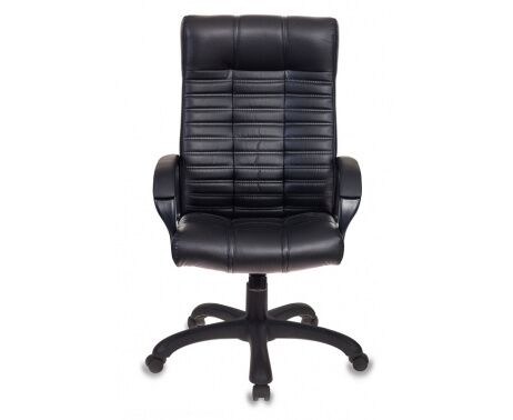 Кресло руководителя Бюрократ KB-10/BLACK черный искусственная кожа