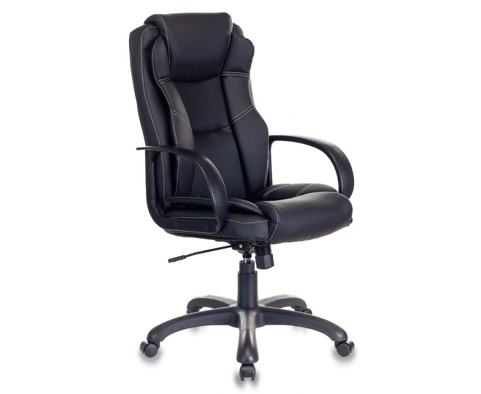 Кресло Бюрократ CH-839 Leather Black (CH-839/Black) эко.кожа черный
