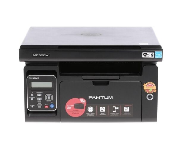 МФУ лазерный Pantum M6500 W, A4, ч/б, печ. до 22 стр/мин., 1200x1200dpi, USB, Wi-Fi, черный