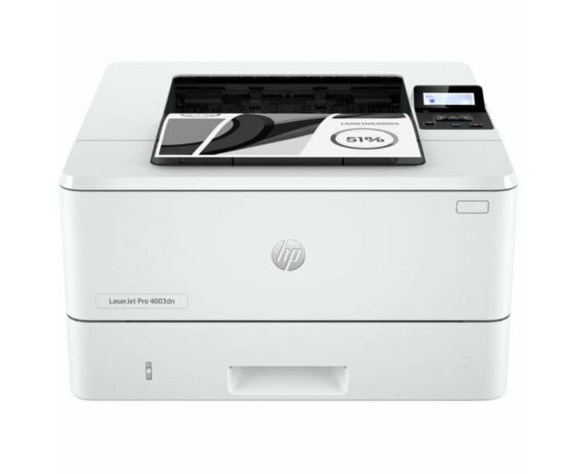 HP Принтер LJ Pro 4003 DN (принтер, лазерный ч/б, A4, 40 ppm, дуплекс, 256 MB, 1.2 M Hz, tray 100+250 pages, USB, Ethernet) (2 Z609 A)