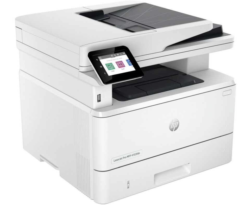 МФУ HP Laser Jet Pro MFP 4103fdn Printer A4 (p/c/s/f , A4, 40 ppm, 512 Mb, Duplex, 2 trays 100+250,ADF 50, USB 2.0/Gig Eth ,W1510 A in box, repl.W1 A29 A)