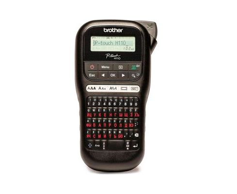 Принтер Brother P-touch PT-H110 переносной черный/белый