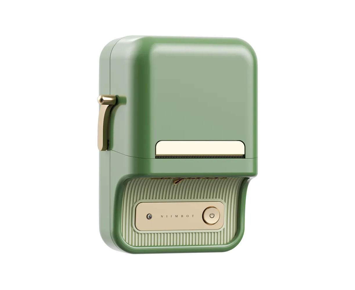 Термопринтер Niimbot B21 Pro pine green (1747186) 300dpi 60мм/с/USB/BT для печ.этик. зеленый