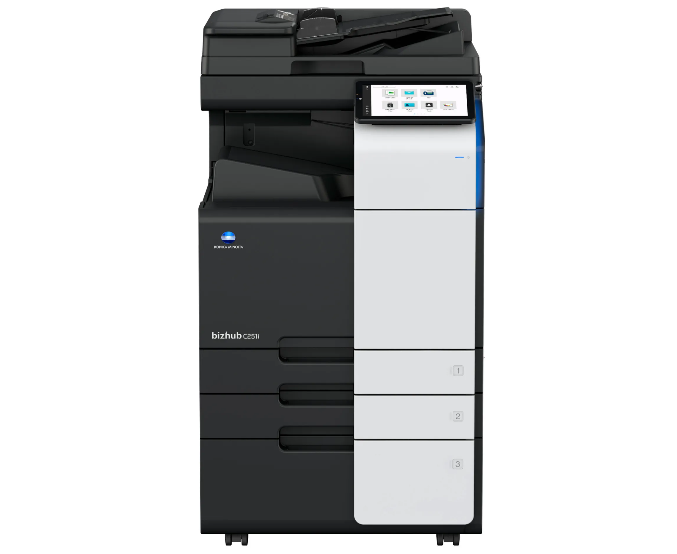 МФУ Konica Minolta bizhub C251i (A3, 25 стр./мин, без крышки и ADF, без тумбы, без картриджей)