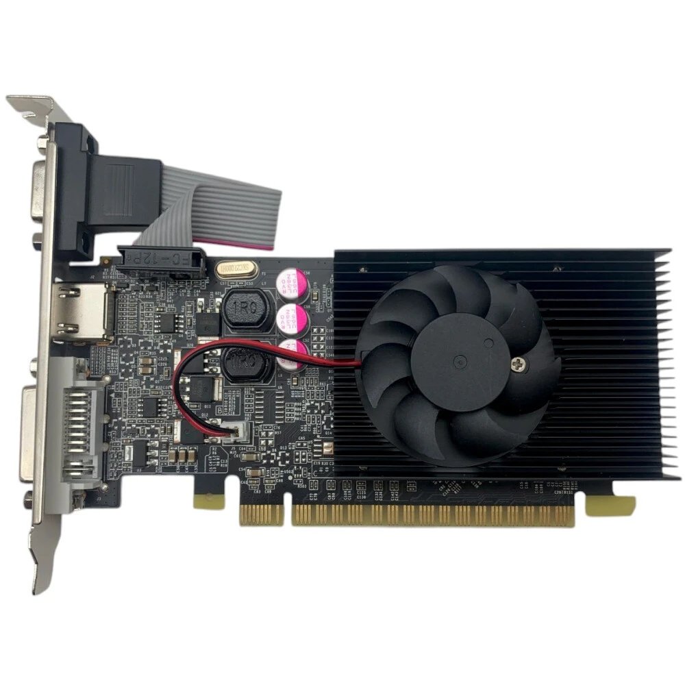 Видеокарта CBR G210 1Gb (VGA-STX210-1G-RTL) GDDR3, 64bit, 589Mhz, 1*HDMI + 1*DVI + 1*VGA, 31W, Ret