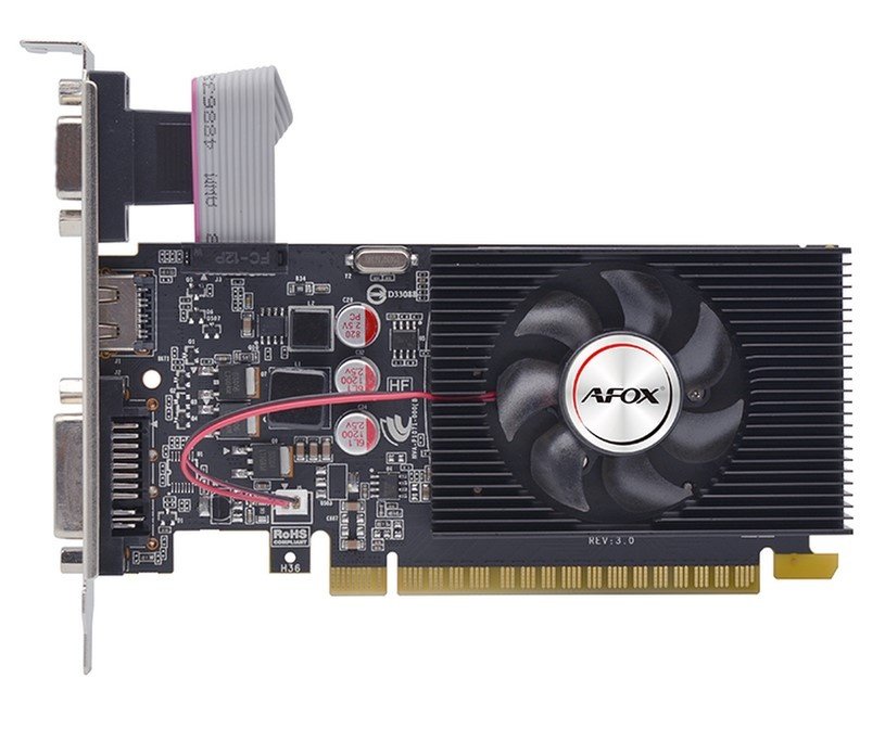 Видеокарта Afox GT420 1GB (AF420-1024D3L6) GDDR3 128bit VGA DVI HDMI 1Fan LP RTL