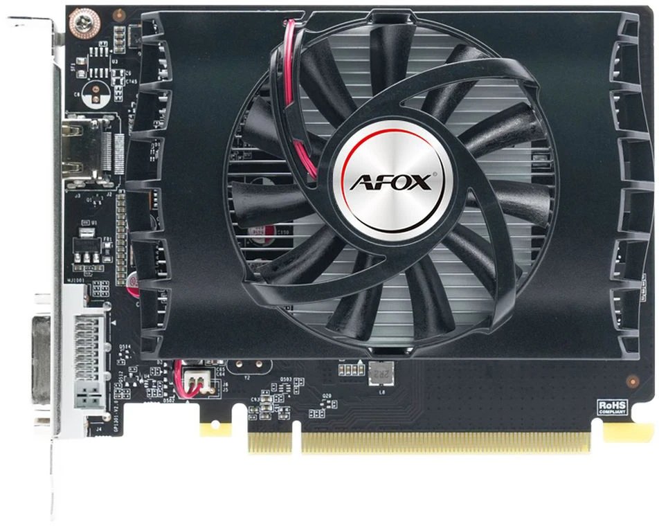 Видеокарта Afox GT1030 2GB (AF1030-2048D5H6) GDDR5 64bit DVI HDMI 1Fan RTL