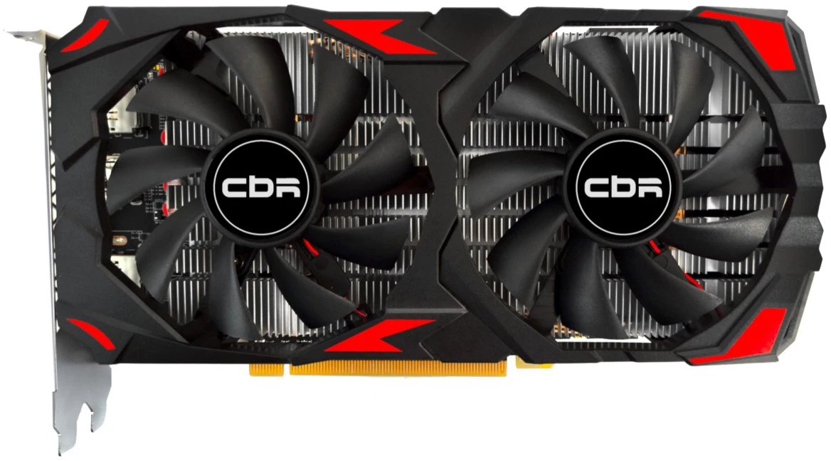 Видеокарта CBR Radeon RX 580 8G (VGA-STX580-8G-RTL), GDDR5, 256BIT, 2048, 1168MHz, Dual fan PCIE 3.0, 150W (HDMI/2xDP)