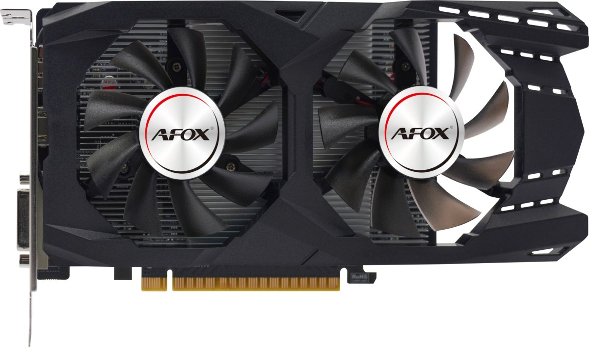 Видеокарта AFOX Geforce GTX1050Ti 4GB (AF1050TI-4096D5H7-V9) Gaming GDDR5 128Bit DP/DVI/HDMI ATX 2*Fan RTL