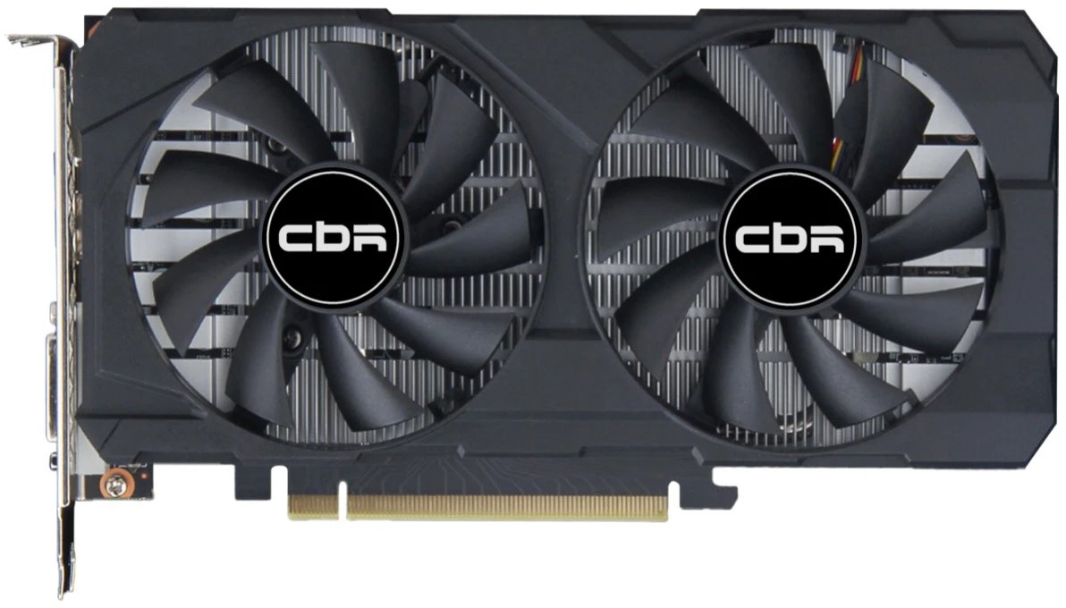Видеокарта CBR RTX2060 Super 8G (VGA-STX2060S-8G-RTL), 256BIT, GDDR6, 1470-1650Mhz, 175W (DVI/HDMI/DP)