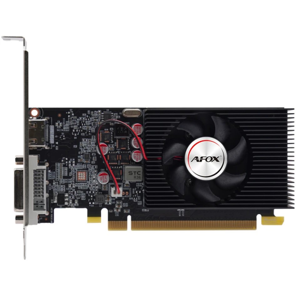 Видеокарта Afox GT1030 4GB (AF1030-4096D4L2) GDDR4 64bit DVI HDMI 1Fan LP RTL