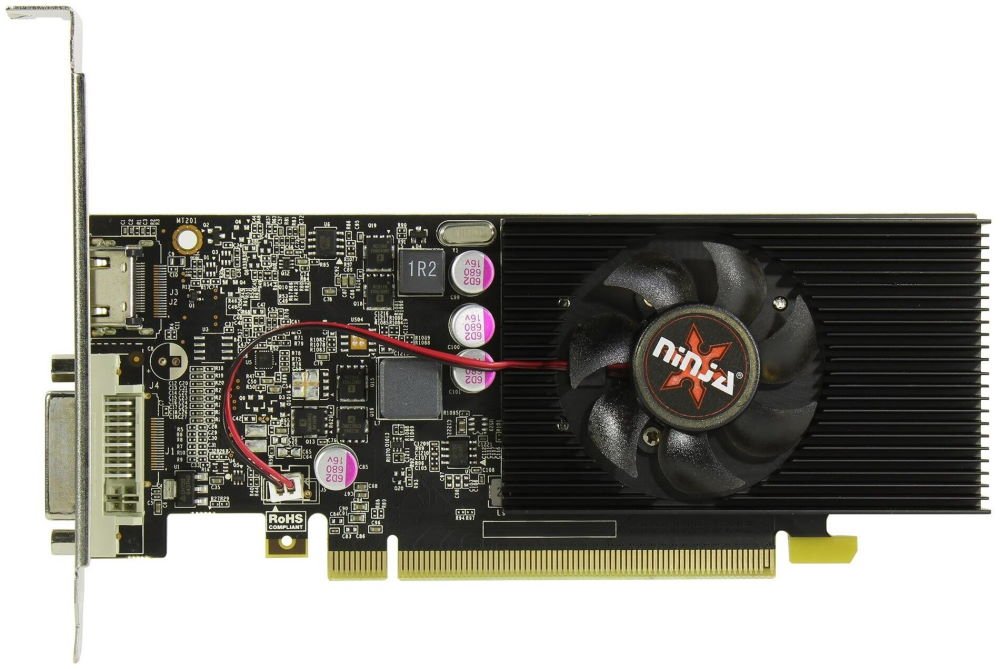 Видеокарта Sinotex Ninja GT1030 (384SP) (NK103FG25F) 2G 64BIT GDDR5 (Dual Link DVI-D/HDMI)