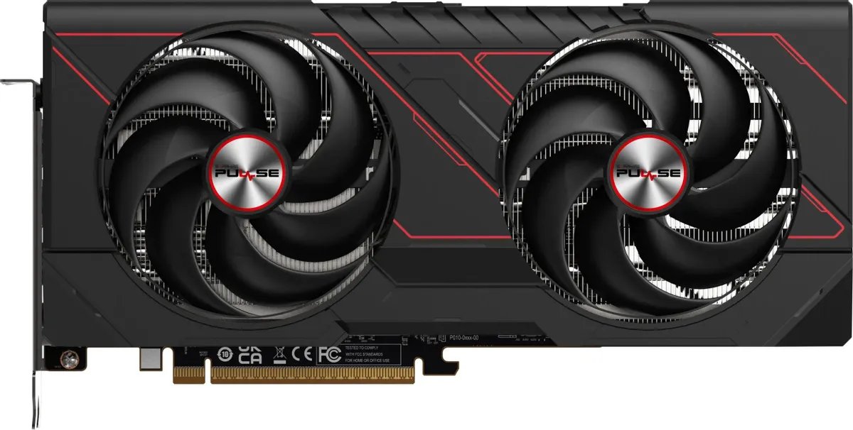 Видеокарта Sapphire AMD Radeon RX 9070 (11349-03-20G) Pulse AMD Radeon RX 9070 Gaming 16GB Dual 16ГБ Pulse, GDDR6, Ret