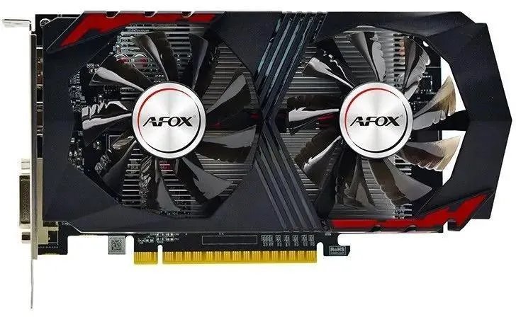 Видеокарта AFOX RTX1050 Ti 4Gb (AF1050TI-4096D5H5-V10) GDDR5 128bit HDMI DP DVI 2Fan RTL