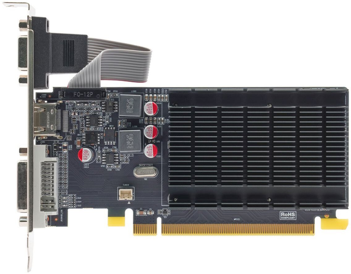 Видеокарта Afox R5 220 2GB (AFR5220-2048D3L6-V2) DDR3 64bit VGA DVI HDMI LP Passive RTL