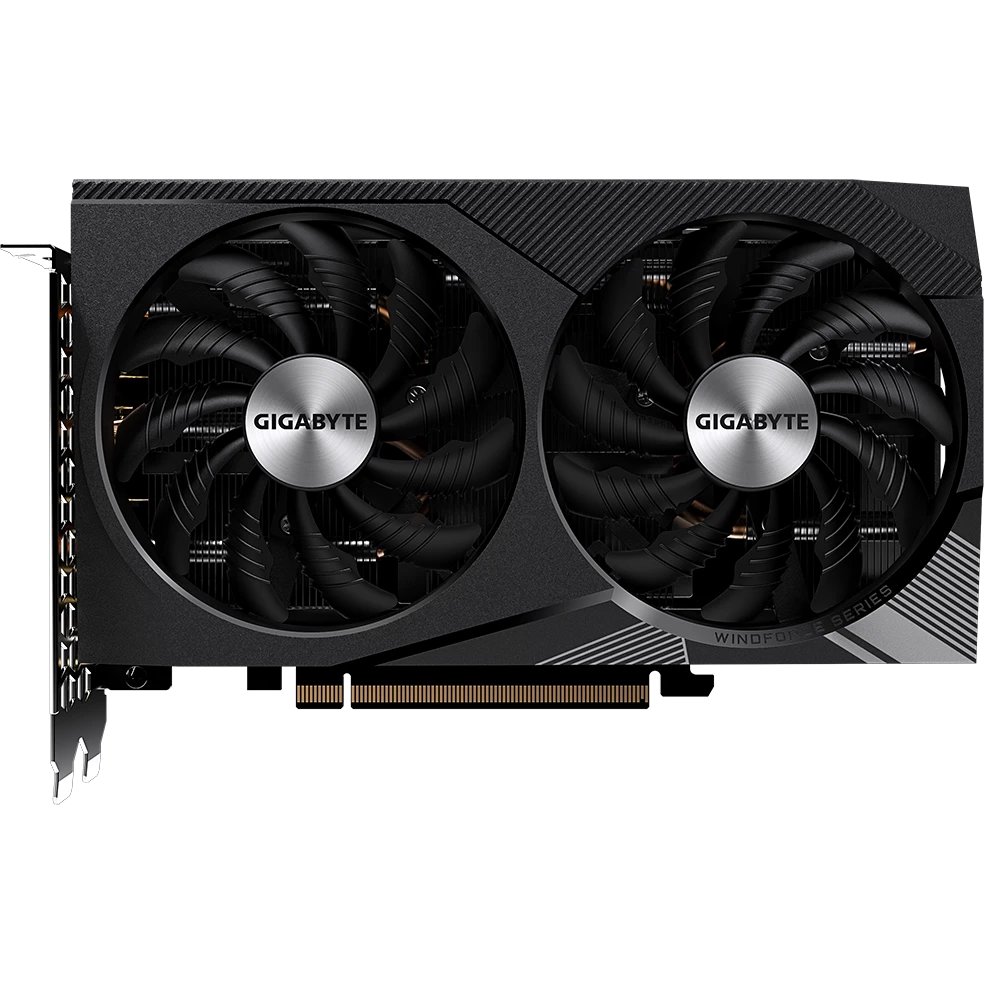 Видеокарта GIGABYTE Nvidia GeForce RTX 3060 12ГБ (GV-N3060WF2OC-12GD 2.0) Windforce, GDDR6, OC, Ret