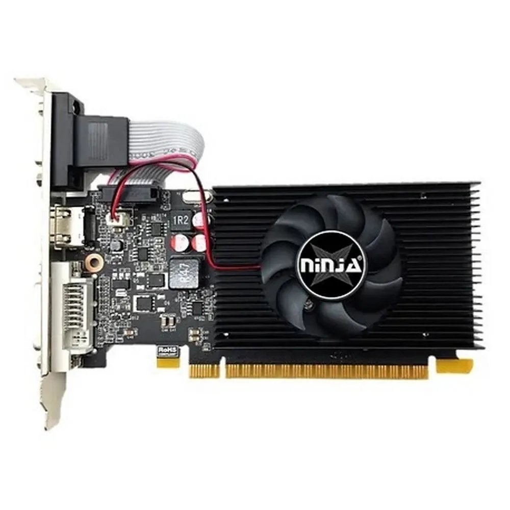 Видеокарта Ninja (Sinotex) GT710 4G NF71NP043F DDR3 64BIT DVI HDMI VGA 1Fan RTL