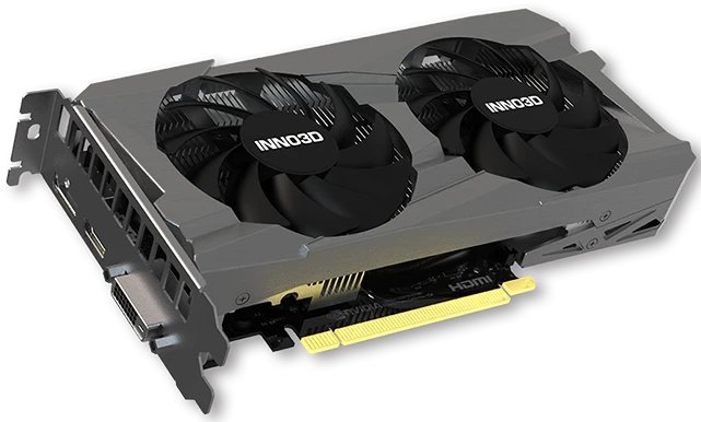 Видеокарта INNO3D RTX 3050 Twin X2 6GB (N30502-06D6-1880VA60) /RTX3050, HDMI, DP*3, 6G,D6
