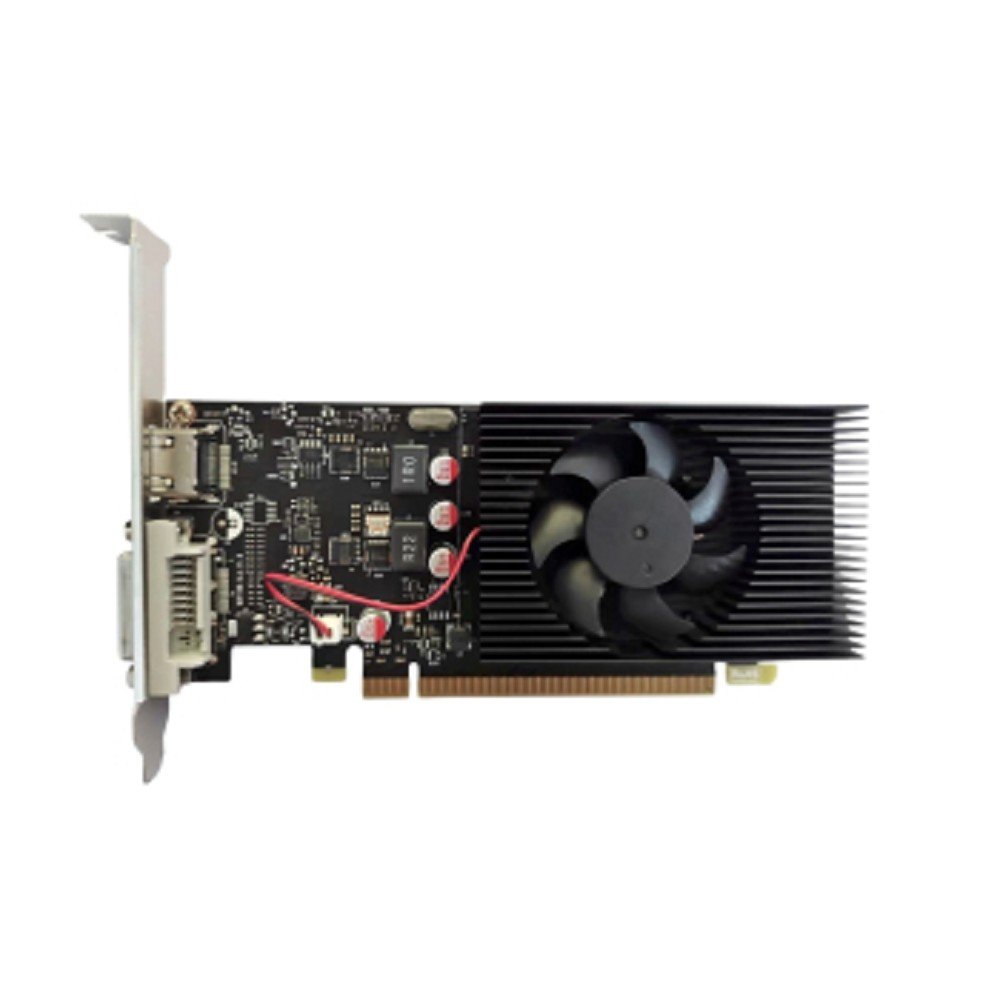 Видеокарта CBR GT1030 2Gb (VGA-STX1030-2G-RTL) GDDR5, 64bit, 1228-1468Mhz, 1*HDMI + 1*DVI, 30W, Ret