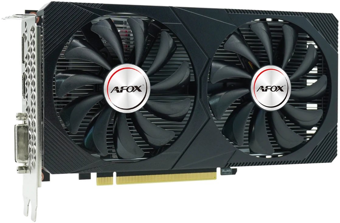 Видеокарта Afox GTX1650 4GB (AF1650-4096D6H3-V8) GDDR6 128bit DVI DP HDMI 2Fan RTL