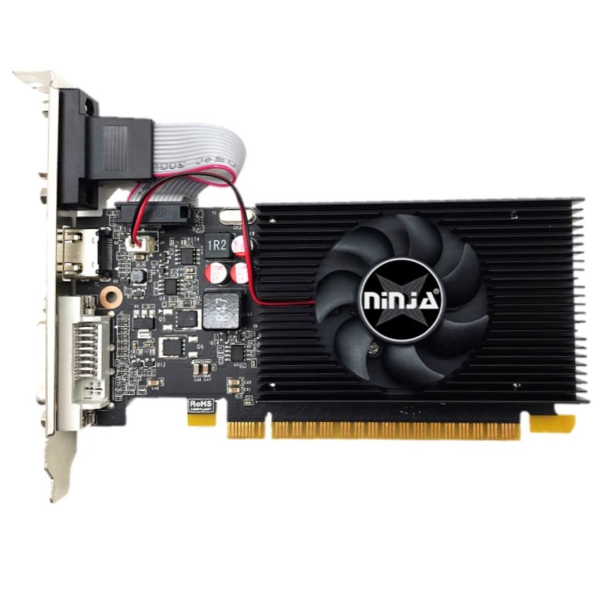 Видеокарта Ninja (Sinotex) GT710 4GB (NK71NP043F) DDR3 64bit VGA DVI HDMI 1Fan LP RTL