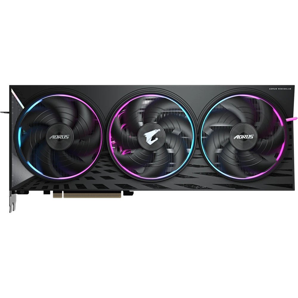 Видеокарта Gigabyte RX9070XT Aorus E 16GB (GV-R9070XTAORUS E-16GD) GDDR6 256bit 2xDP 2xHDMI 3Fan RTL