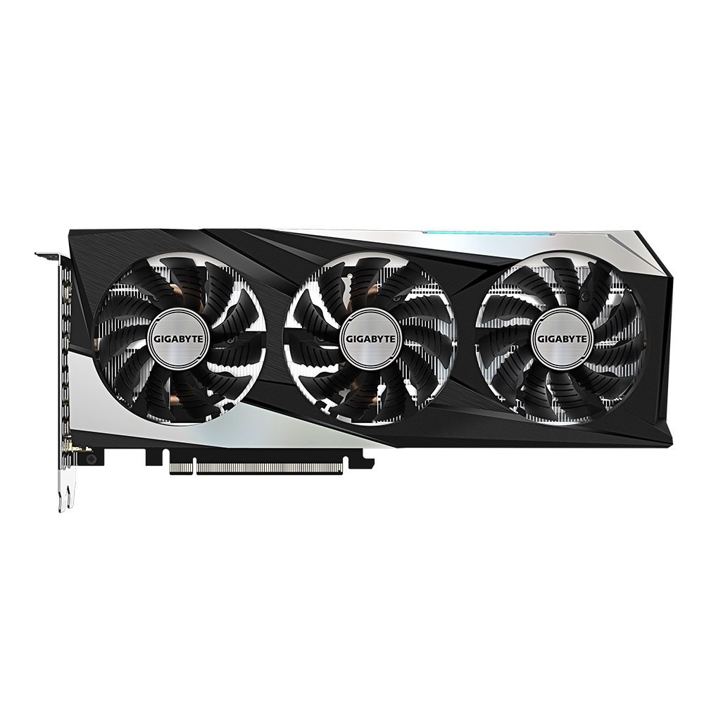 Видеокарта Gigabyte GV-N3060GAMING OC-12GD 2.0 LHR NVIDIA GeForce RTX 3060 12Gb PCI-E 4.0 192bit GDDR6 1837/15000 HDMIx2 DPx2 HDCP Ret