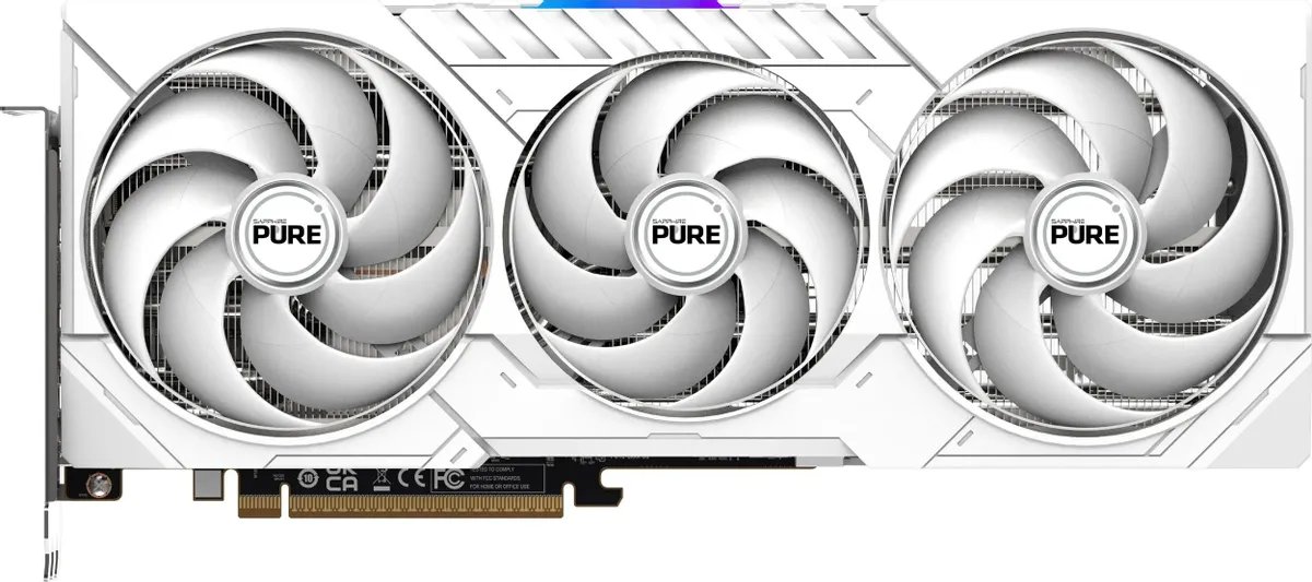 Видеокарта Sapphire AMD Radeon RX 9070 Pure OC 16ГБ (11349-02-20G), GDDR6, OC, Ret