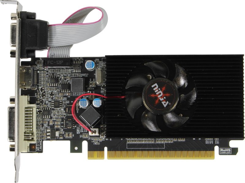 Видеокарта Sinotex Ninja GT610 (NK61NP013F) PCIE (48SP) 1G 64BIT DDR3 (DVI/HDMI/CRT), RTL