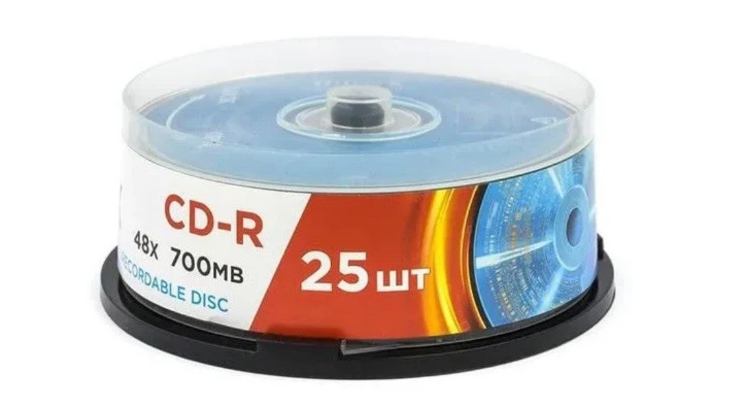 Диск CD-R Mirex 700 Mb, 48х (UL120051A8M), Cake Box (25), (25/300)