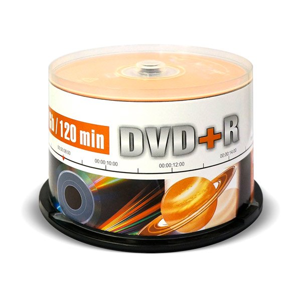 Диск DVD+R Mirex 4.7 Gb, 16x, Cake Box (50)