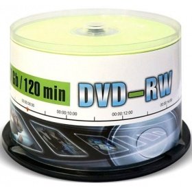 Диск DVD-RW Mirex 4.7 Gb, 4x, Cake Box (50)