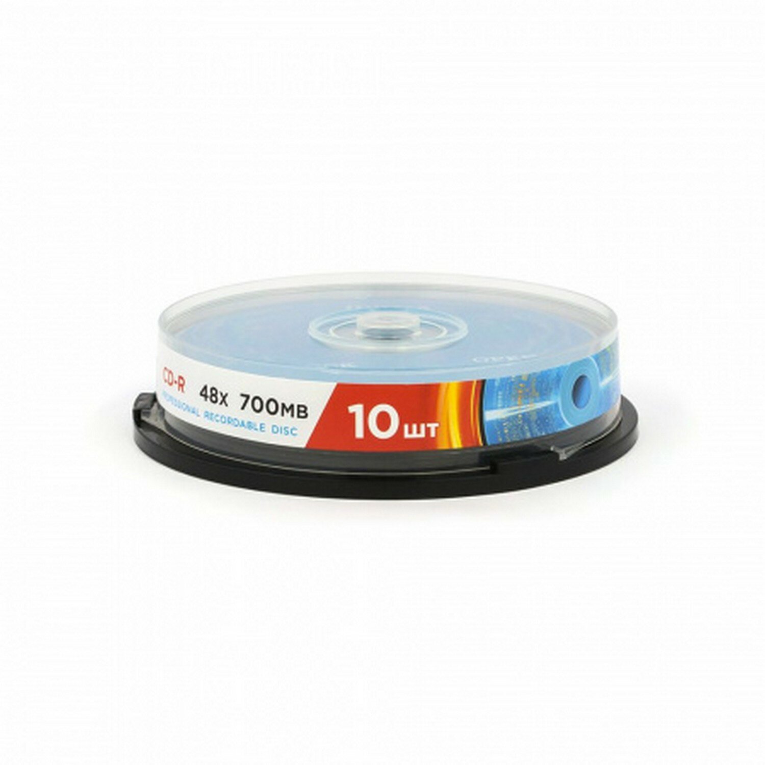 Диск CD-R Mirex 700 Mb, 48х (UL120051A8L), Cake Box (10), (10/300)