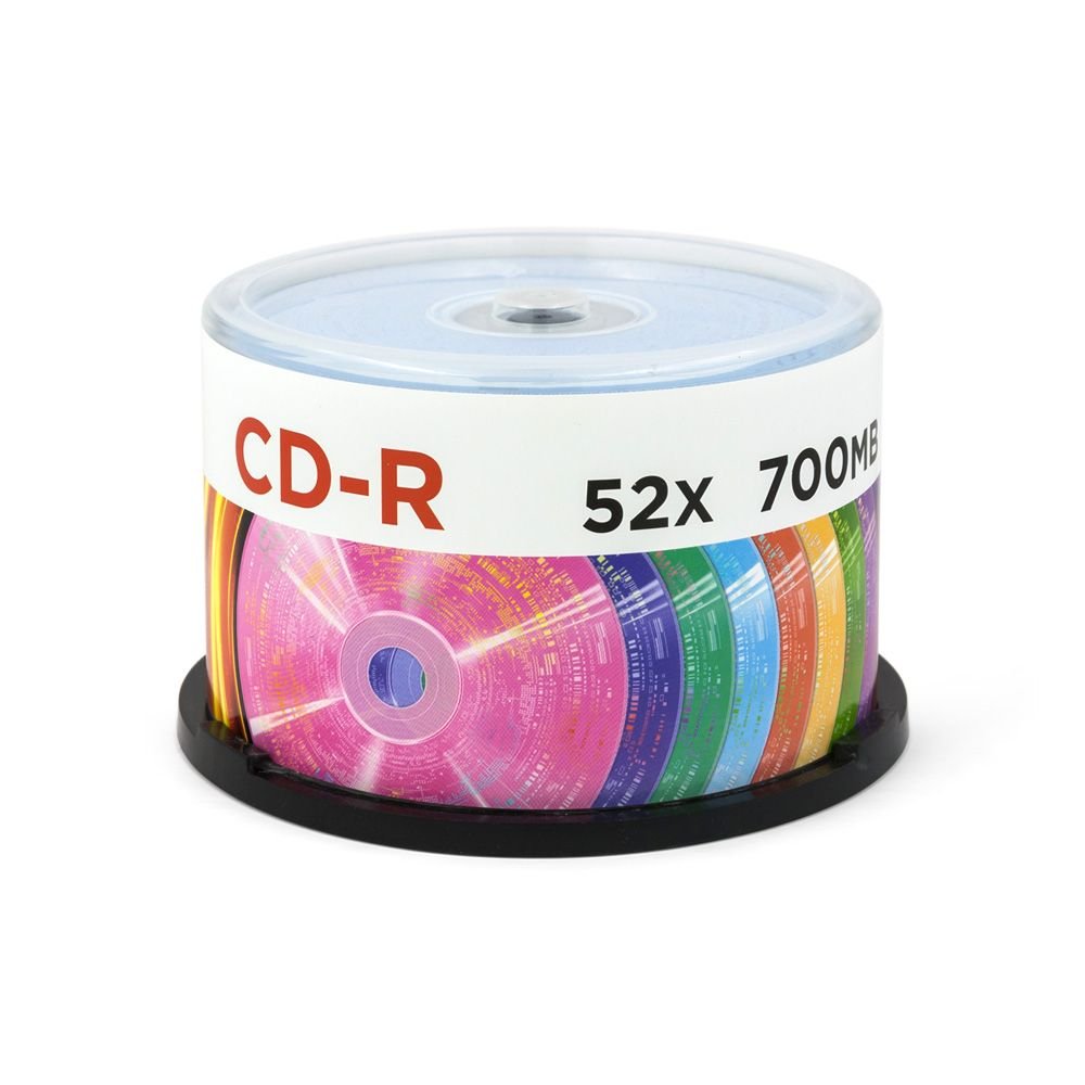 Диск MIREX CD-R 52Х 700МБ Random Color Кейк бокс 50 (50/300)