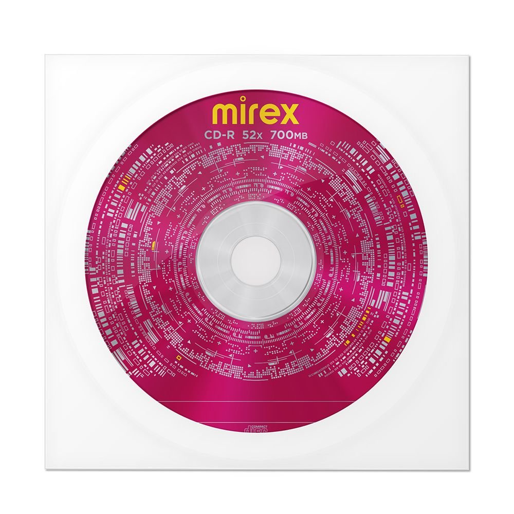 Диск MIREX CD-R 52Х 700МБ Конверт (1/150/600)