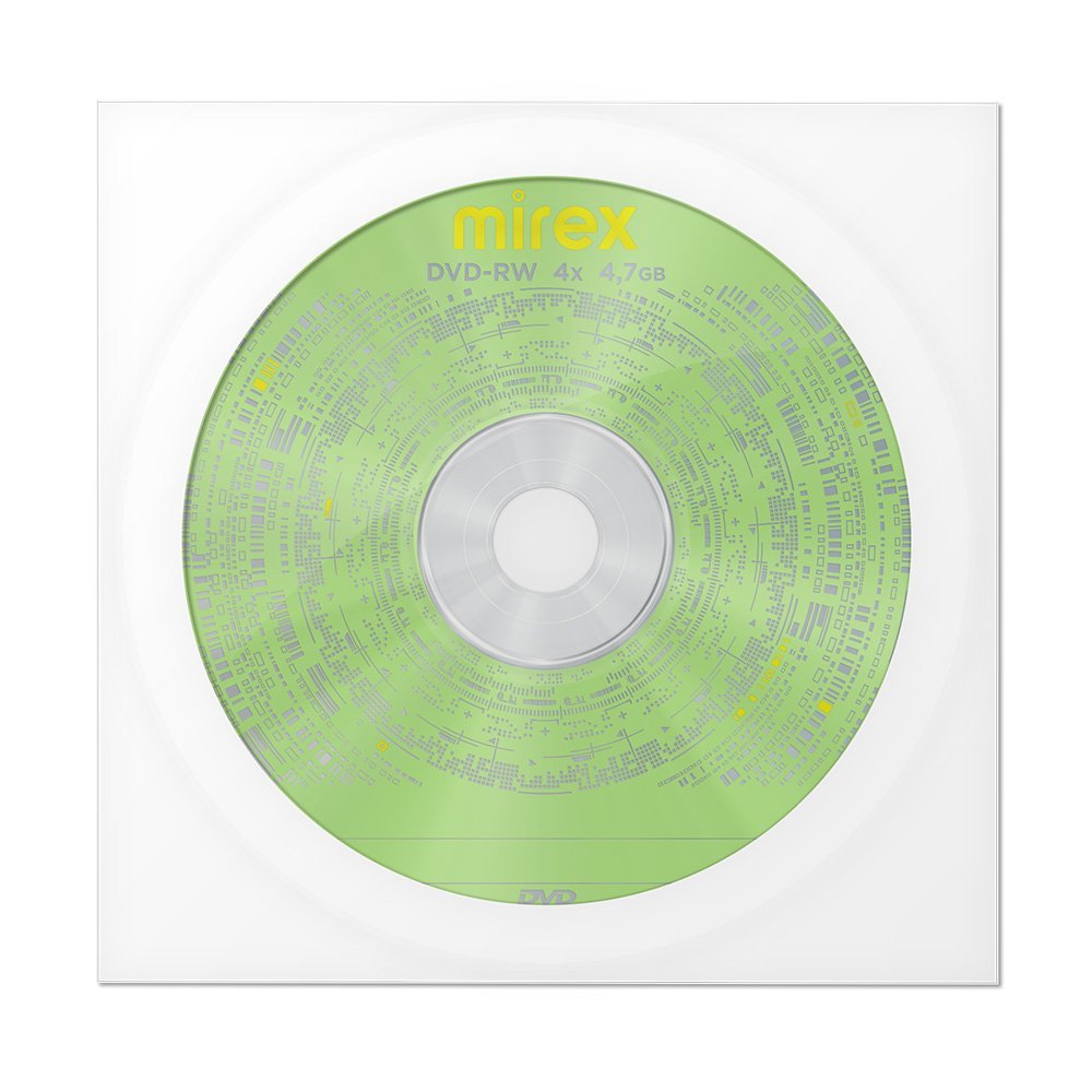 Диск MIREX DVD-RW 4Х 4,7ГБ Конверт (1/150)