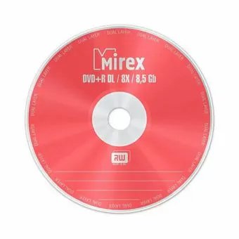 Диск MIREX DVD+R 8X 8,5ГБ двухслойный Конверт (1/150)