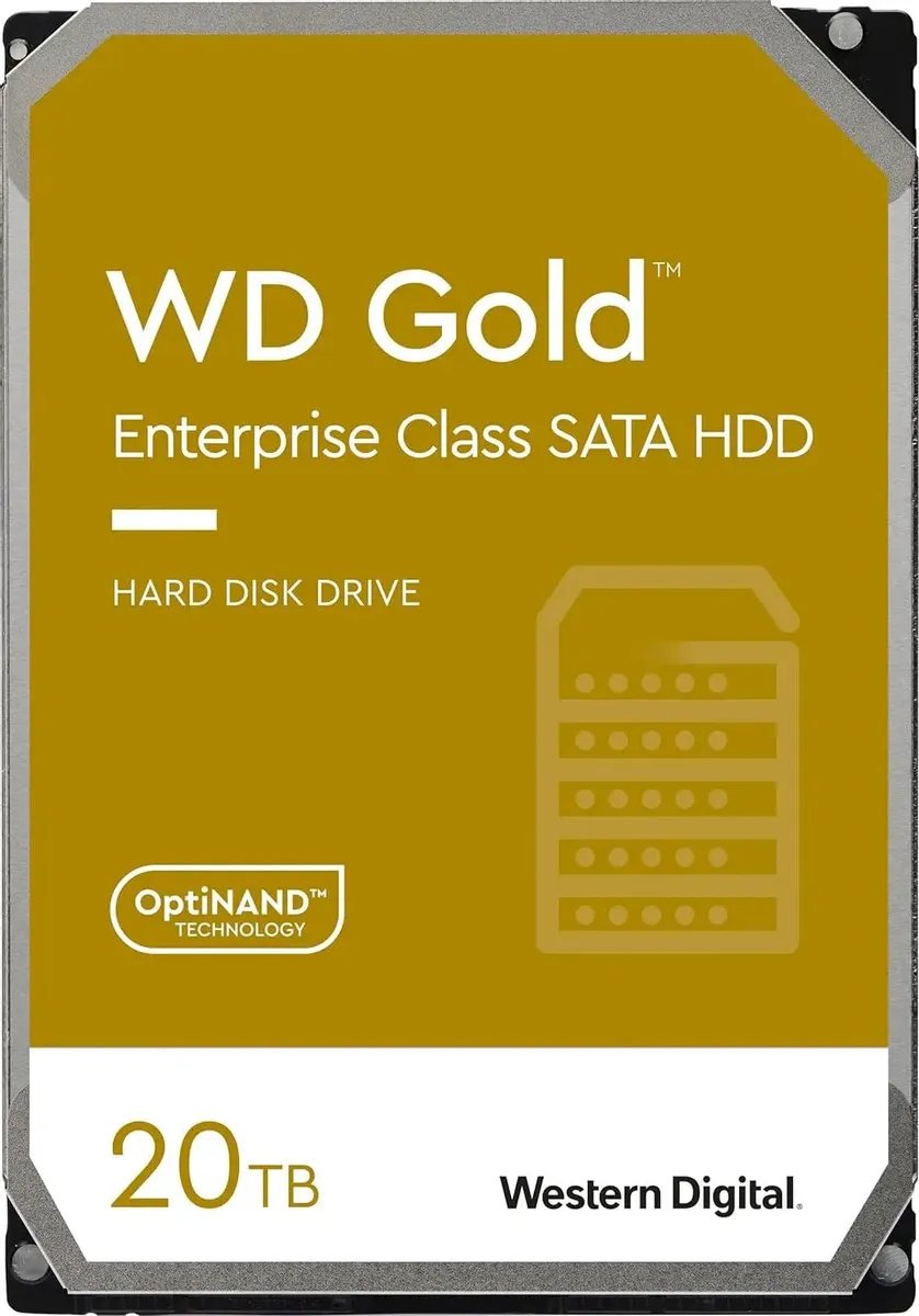 HDD Western Digital WD202KRYZ Gold 3.5" 20TB SATA3, Cache 291MB, 7200 rpm
