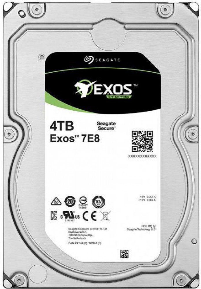 Жесткий диск Seagate Original SATA-III 4Tb ST4000NM000A Exos 7E8 (7200rpm) 256Mb 3.5"