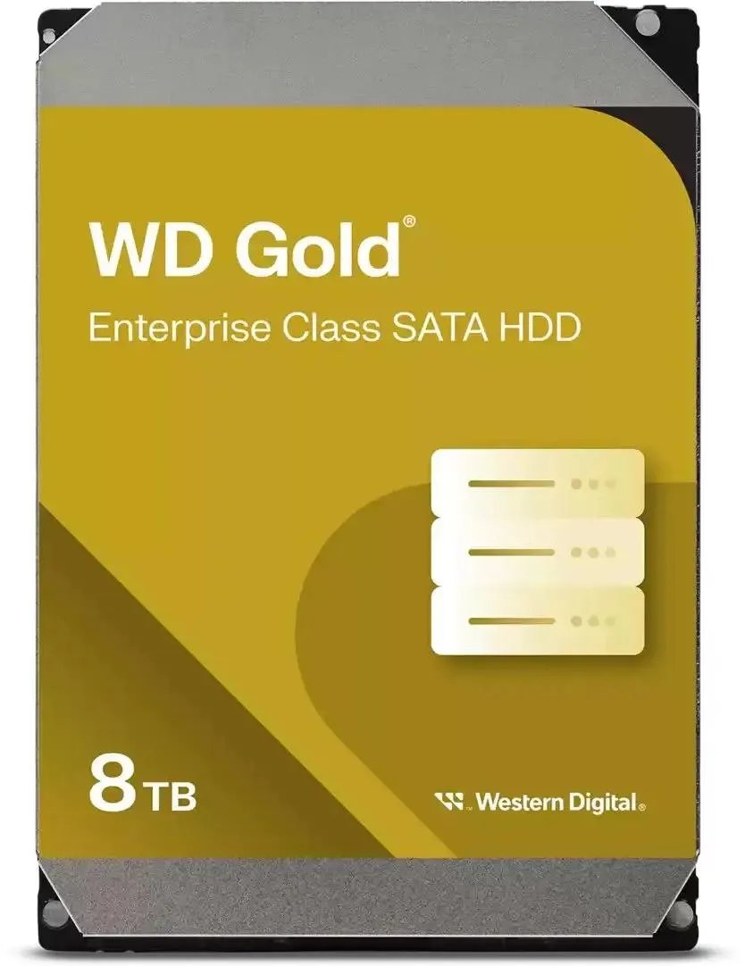 HDD WD Gold WD8005FRYZ, 8ТБ, SATA III, 3.5"