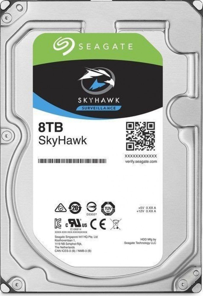 HHD Seagate Original Sata3 8Tb ST8000VX004 Skyhawk (7200rpm) 256Mb 3.5"