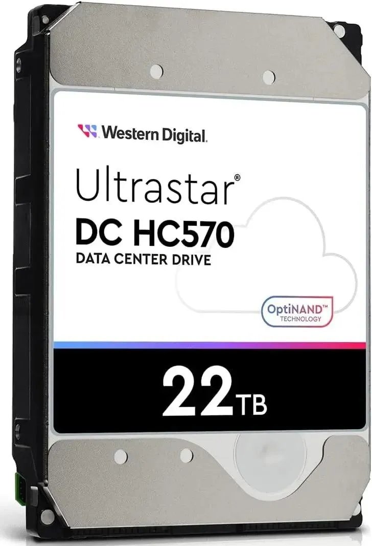 HDD WD Ultrastar DC HC570 WUH722222ALE6L4 SATA-III 22TB Server 512E (7200rpm) 512Mb 3.5"
