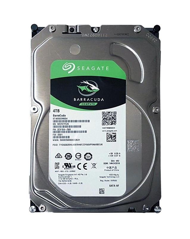 HDD 3.5" 4.0TB 7200rpm SATA3 256MB Seagate BarraCuda (ST4000DM004)