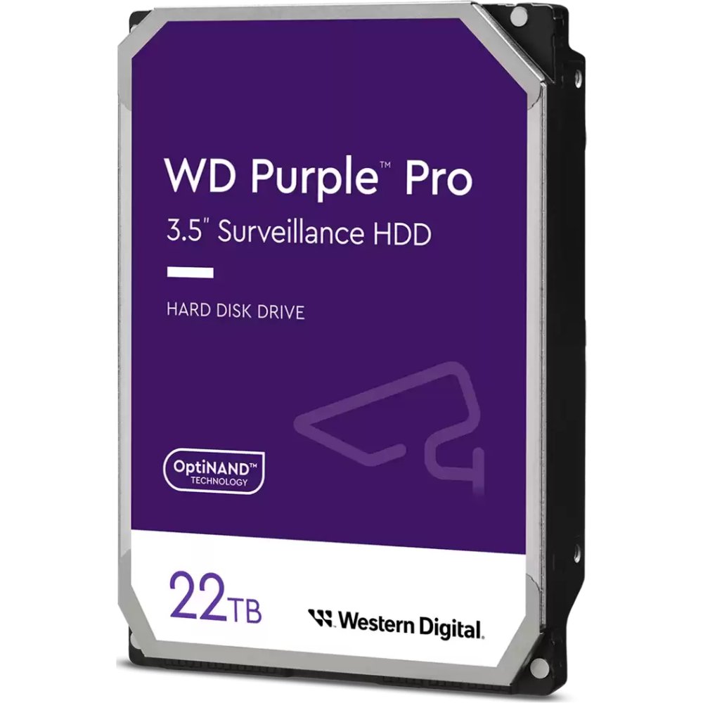 HDD Western Digital Purple Pro WD221PURP 22TB 3.5" 7200 RPM 512MB SATA-III All Frame AI