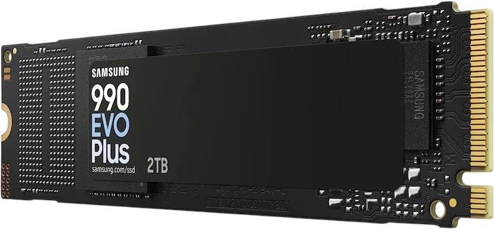 SSD Samsung 990 Evo Plus 2Tb M.2 MZ-V9S2T0B/AM NVMe 2.0, PCIe 4.0 x4, V-NAND TLC