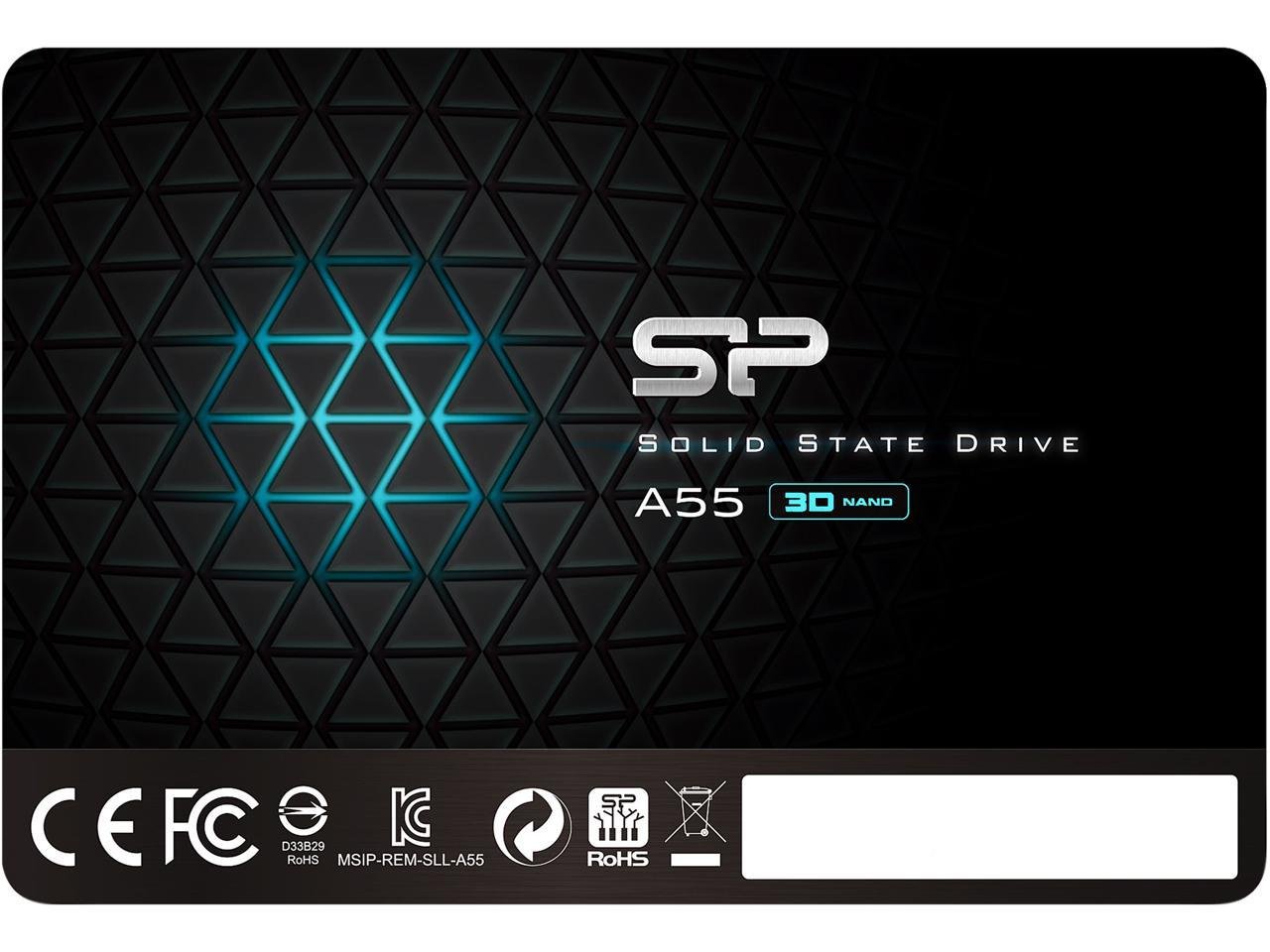 SSD Silicon Power A55 SP002TBSS3A55S25, 2TB 2.5", SATA III R/W - 500/450 MB/s TLC